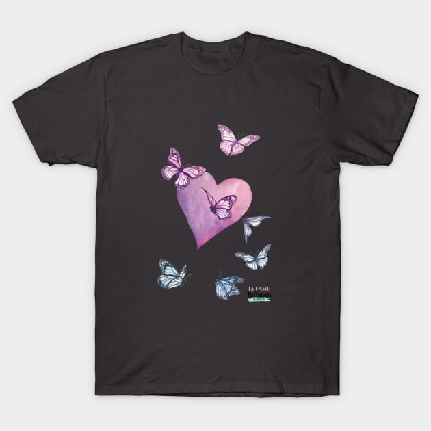 T shirt con farfalle hot sale